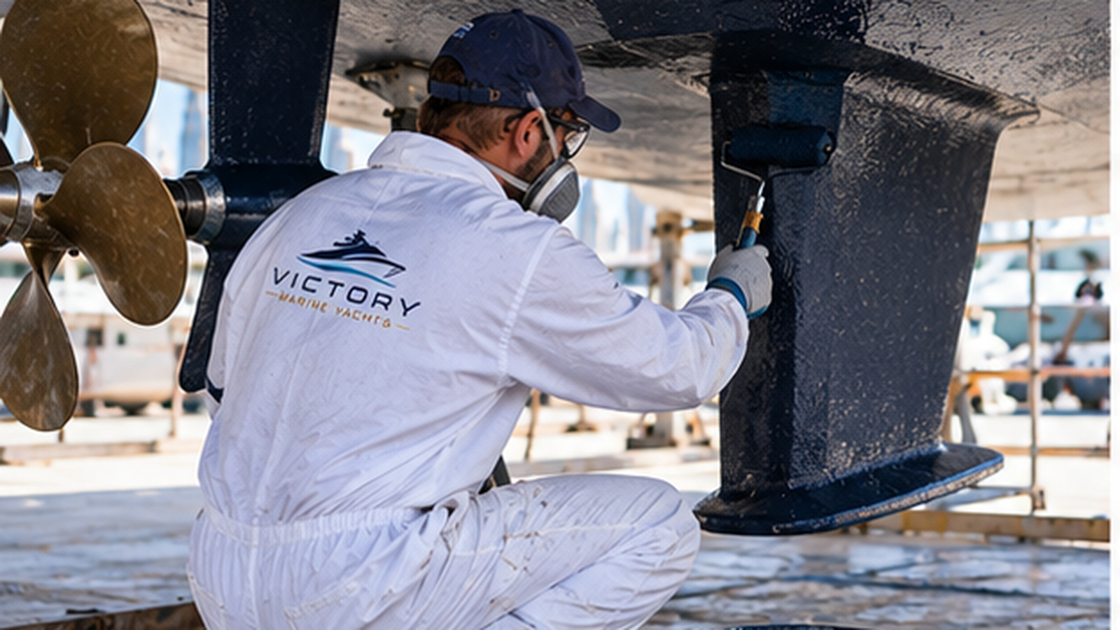 Antifouling — Victory Marine work 3