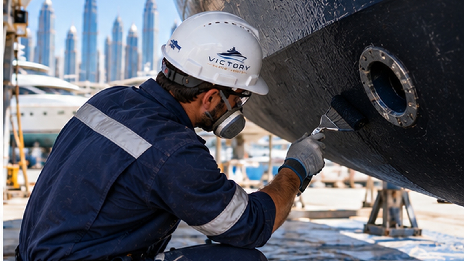 Antifouling — Victory Marine work 4