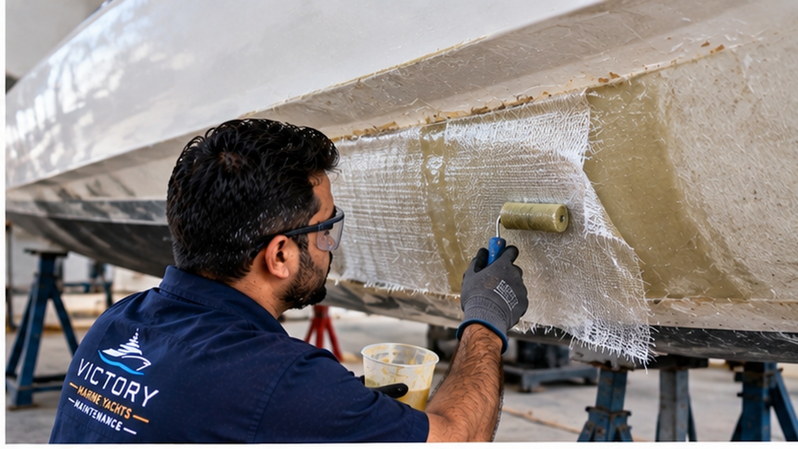 Fibreglass And Gelcoat — Victory Marine work 2
