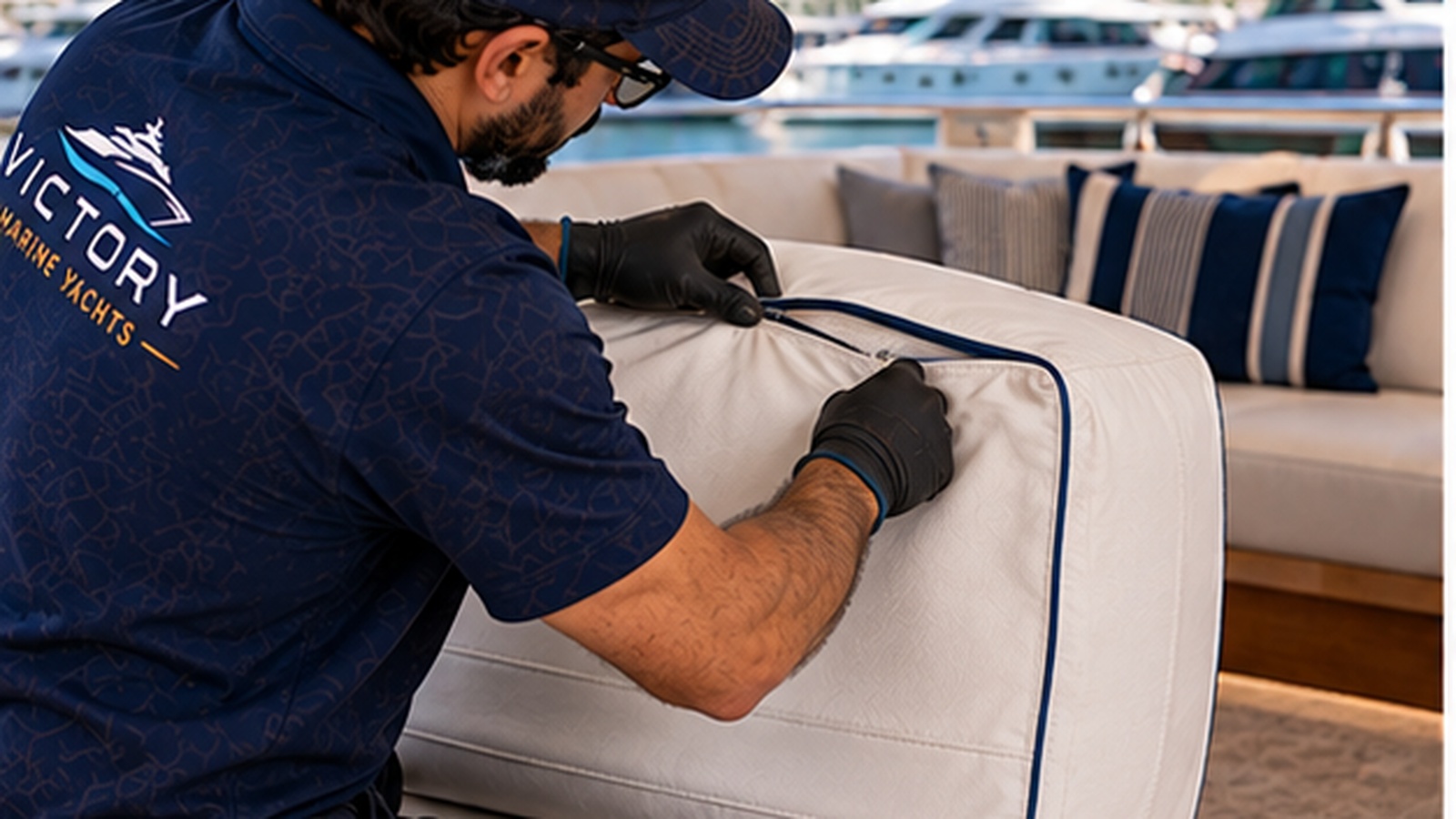 Interior And Upholstery — Victory Marine work 3