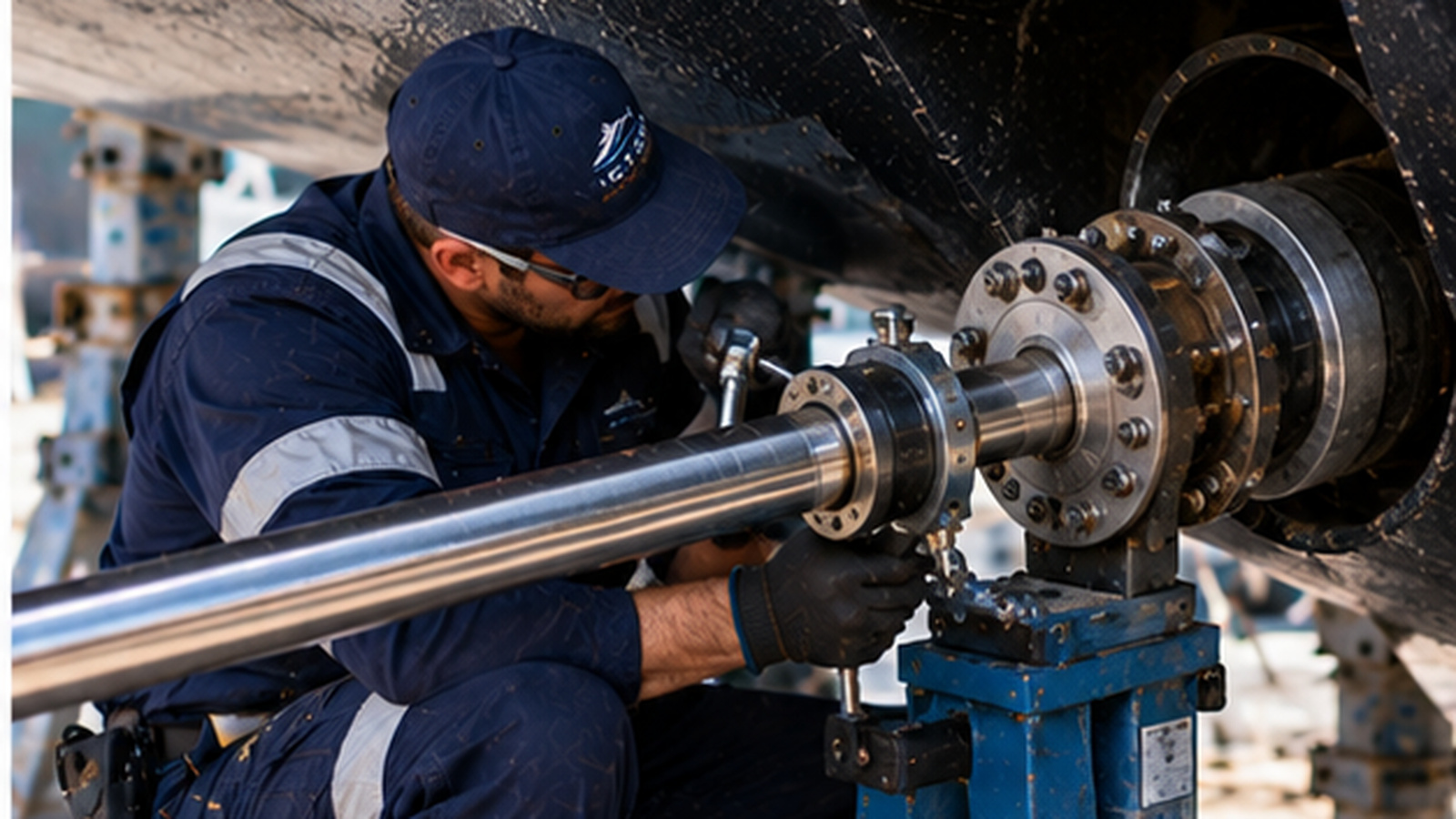 Propeller And Shaft Alignment — Victory Marine work 2